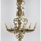 Gilded bronze chandelier from the Napoleon III period