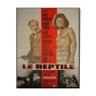 The reptile displays original cinema 1970
