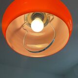 Opaline pendant light up and down from the 70s