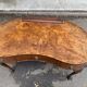 Console lady's desk in walnut burl from the early 20th century.