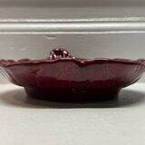 Red cabbage leaf slip dish
