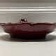 Red cabbage leaf slip dish