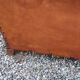 Leather club armchair back mustache from the 30s
