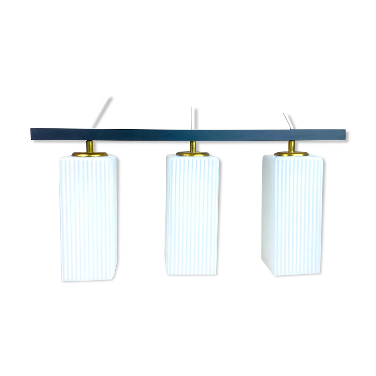 1960s bauhaus style pendant lamp, mid-century modern, Germany