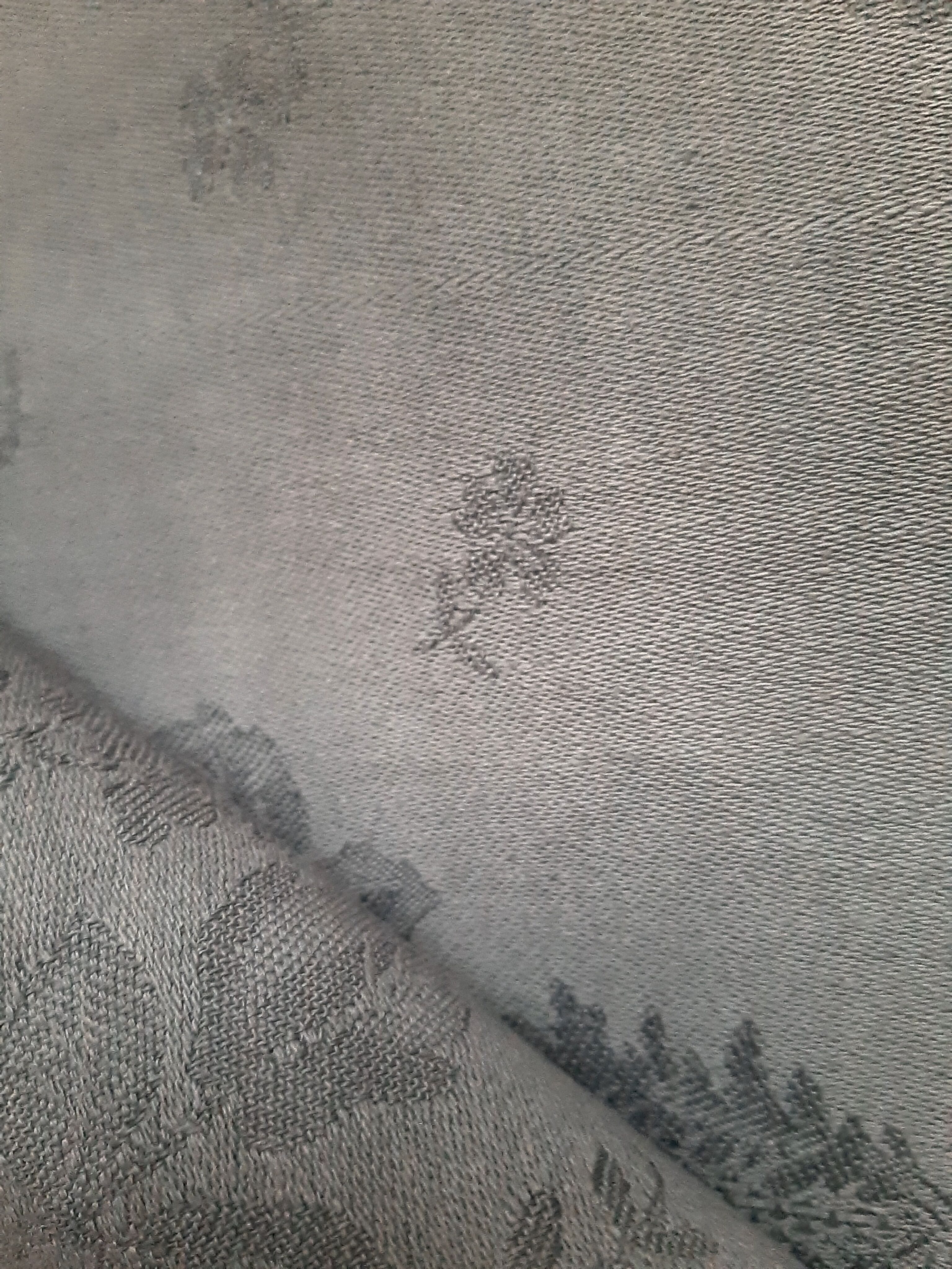 Damask linen tablecloth