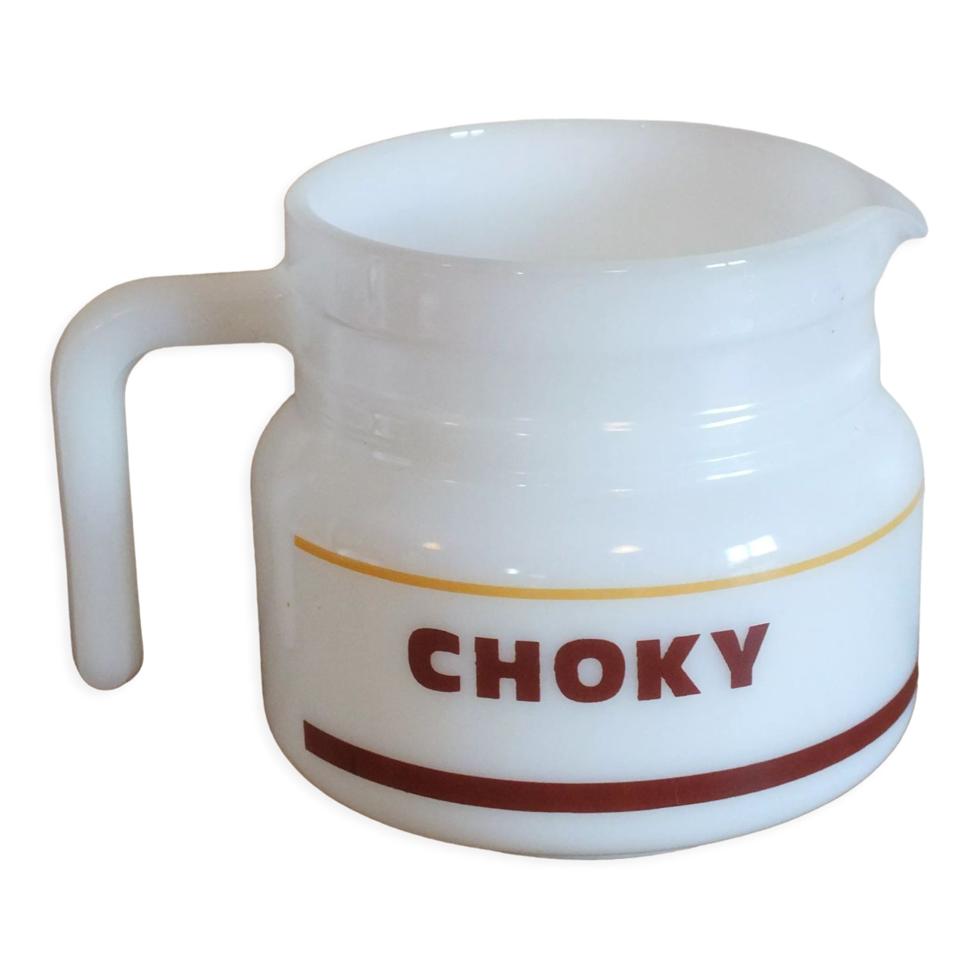 Pichet, pourer of Choky advertising bistro