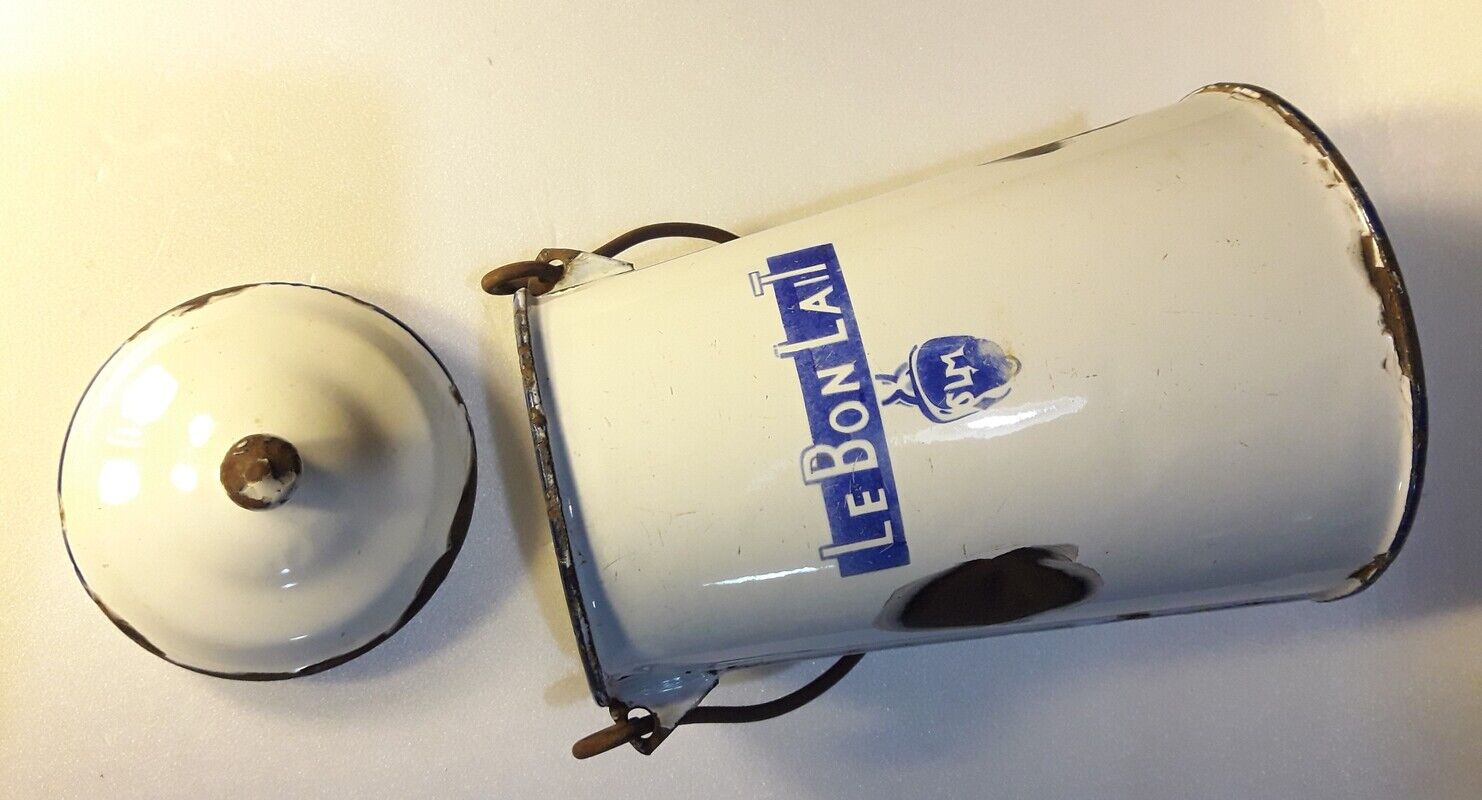 Berthe milk jug enamelled SLM Maggi