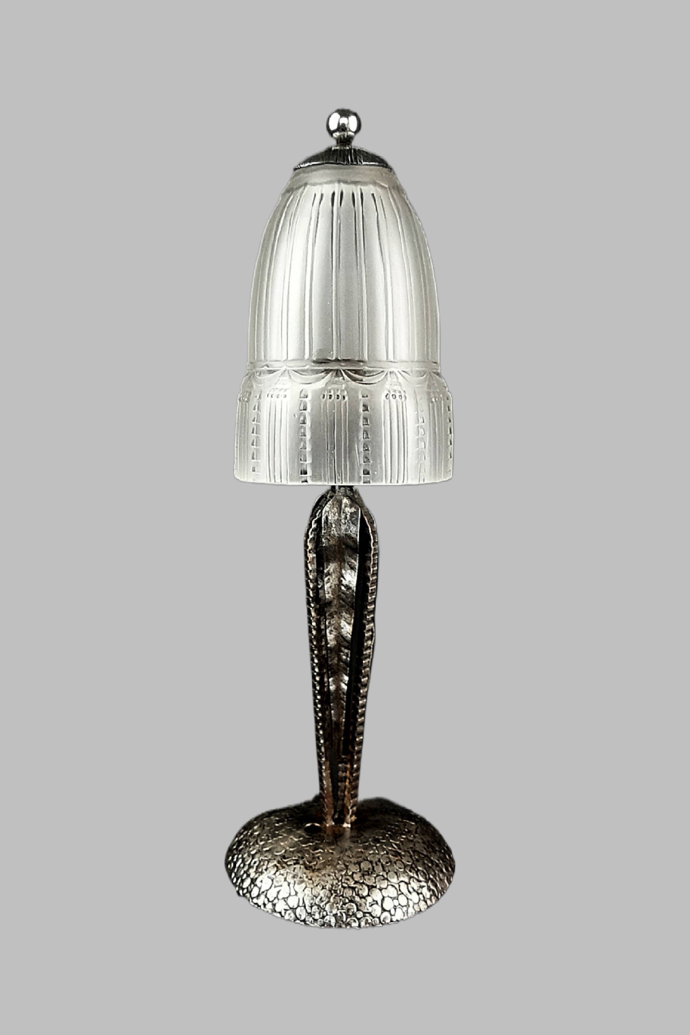 Muller freres art deco lamp