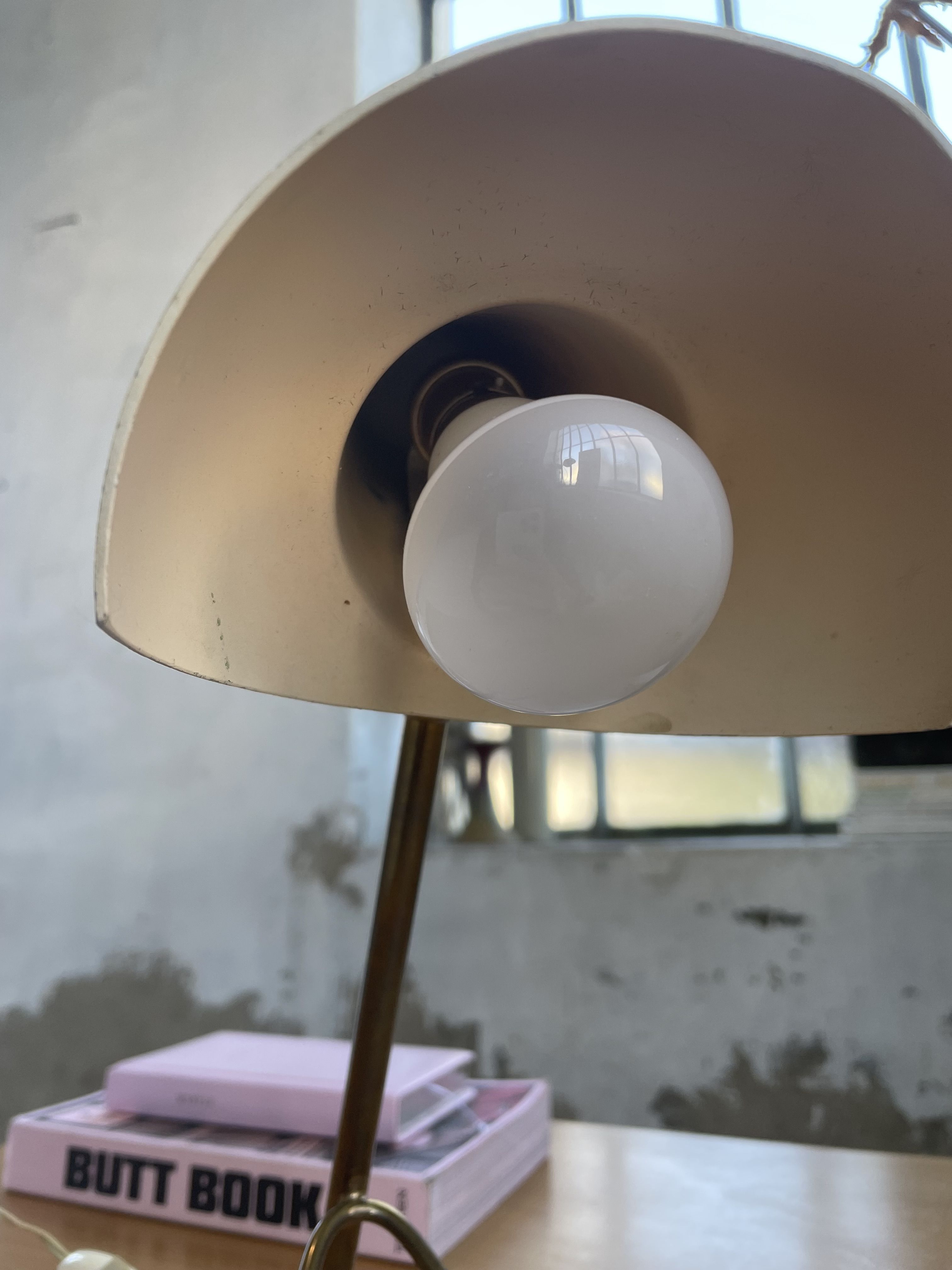 Lampe de bureau cocotte jaune