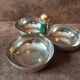 Stainless steel aperitif compartment dish