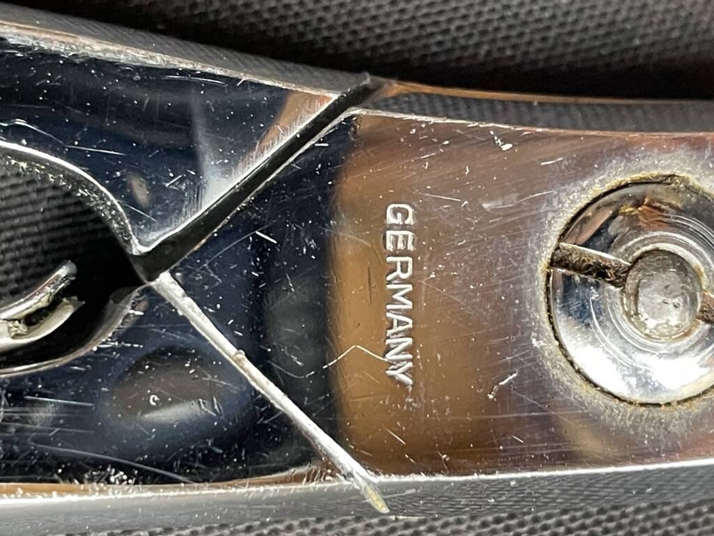 Poultry pruning shears – Hammered stainless steel - Germany