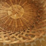 Vintage round openwork basket