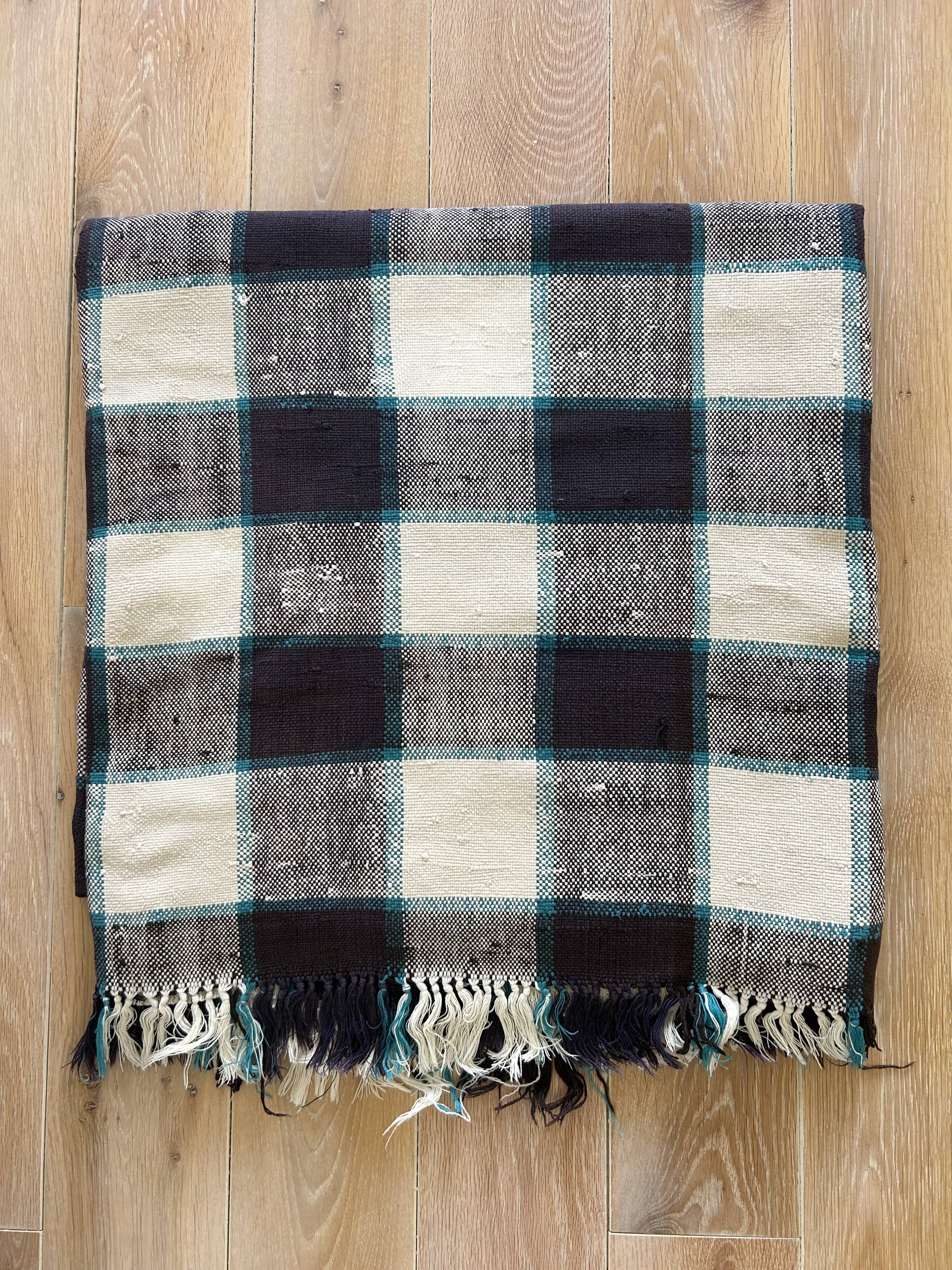 Vintage moroccan blanket haïk