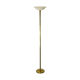 Floor lamp Gianfranco Frattini, metal gold and alabaster, Relco Milano