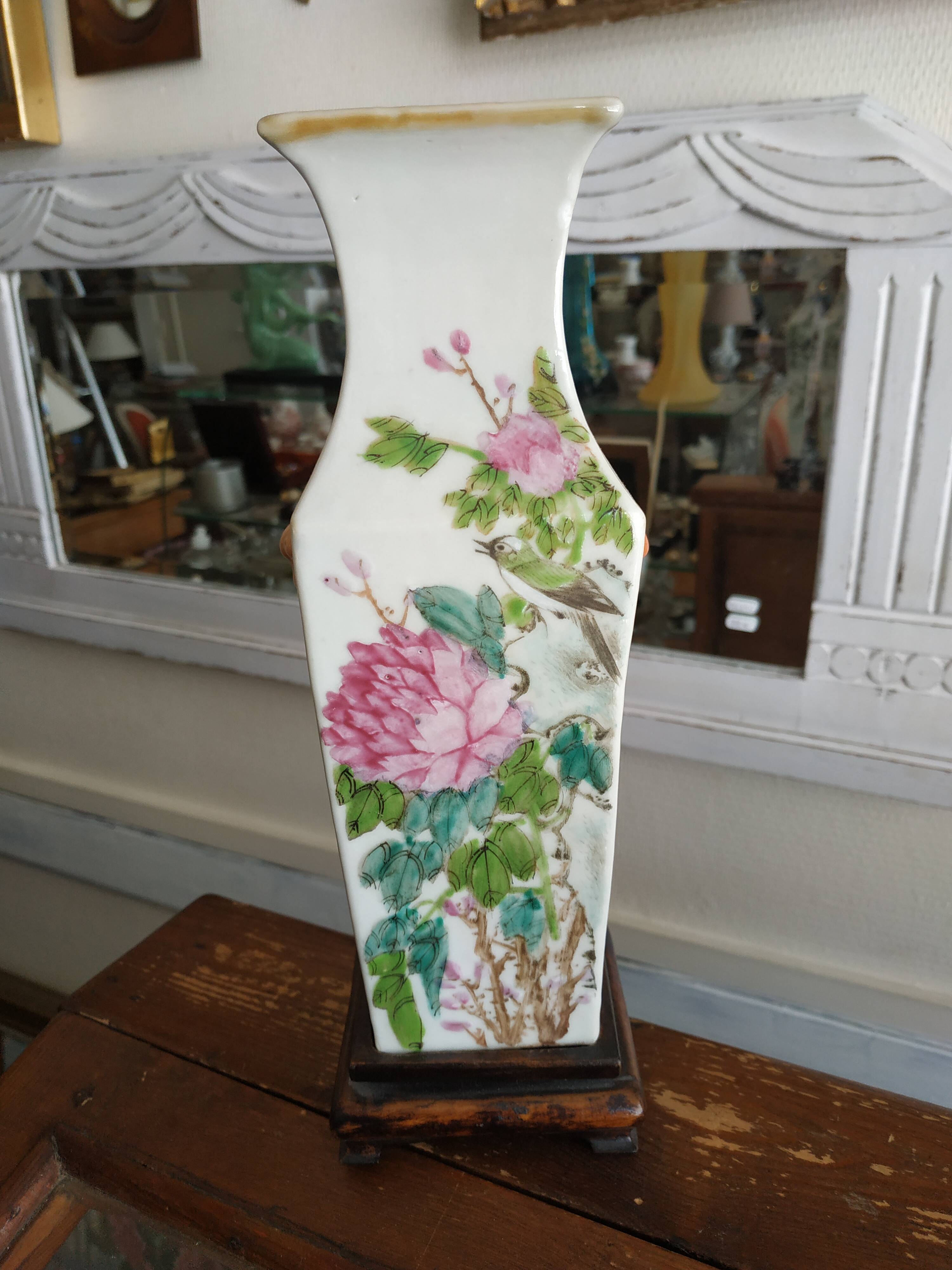 Porcelain vase from China