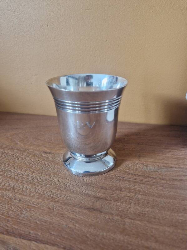 Master Silversmith: Gallia for Christofle - Silver-plated metal cup