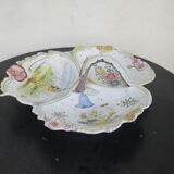 Handle plate with three compartments called "beggar"