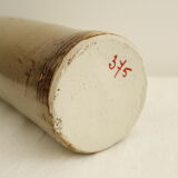 Glazed stoneware bottle - beige