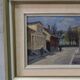 Oil painting by Carl Oscar Larsson swedish 1958