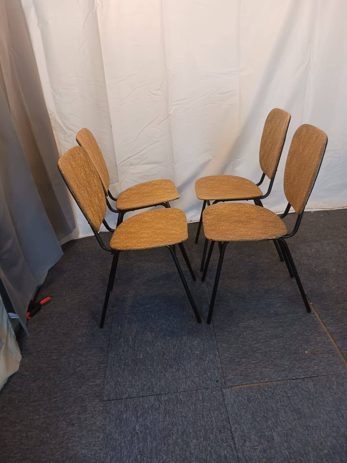 lot de chaises vintage 1950