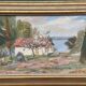 Swedish Oil On Panel "Landscape View" by S. Toqvist, Vintage & Framed 57×40cm