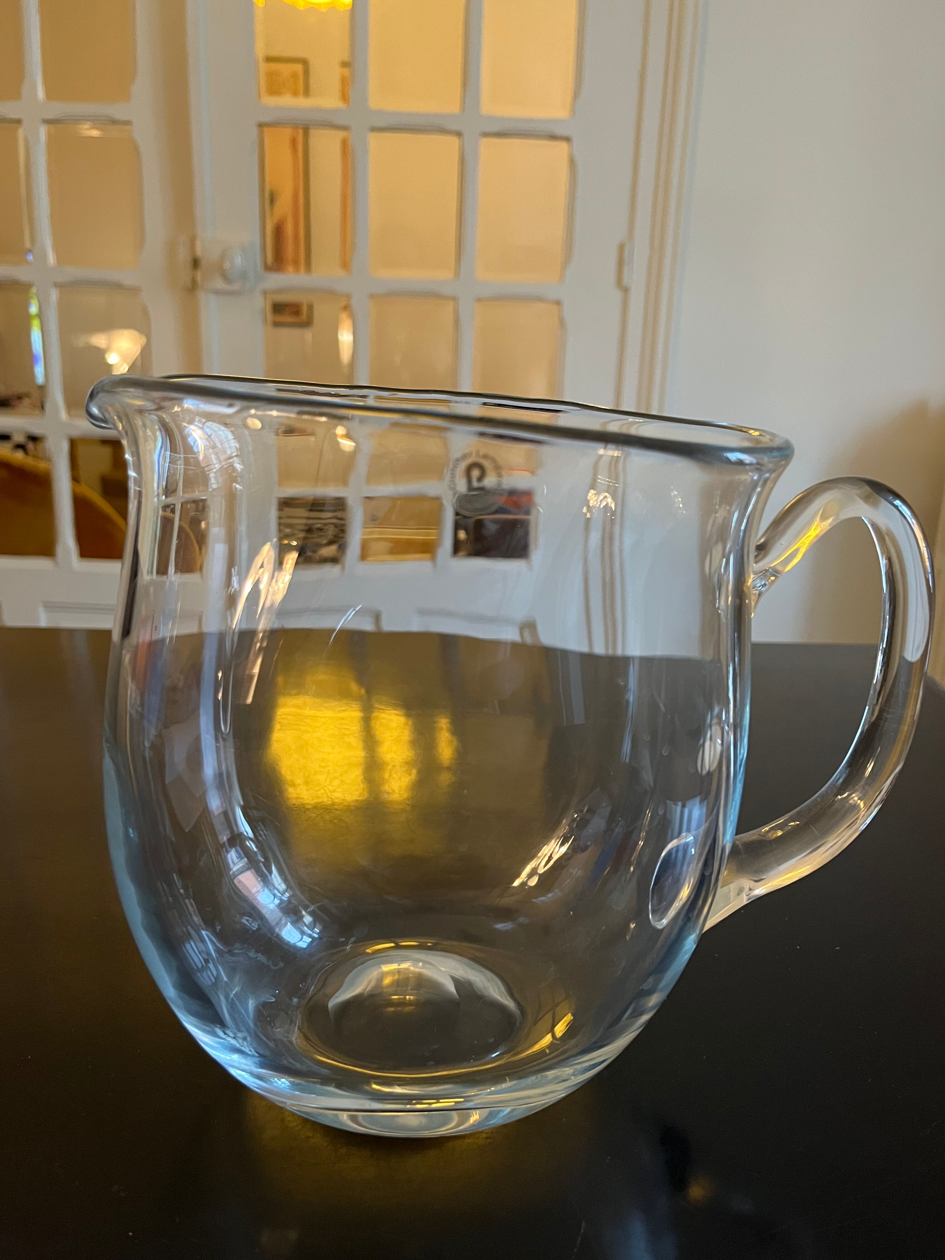 80s glass jug