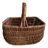 Brown wicker basket
