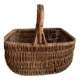 Panier osier marron