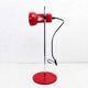 Lampe de bureau en métal rouge