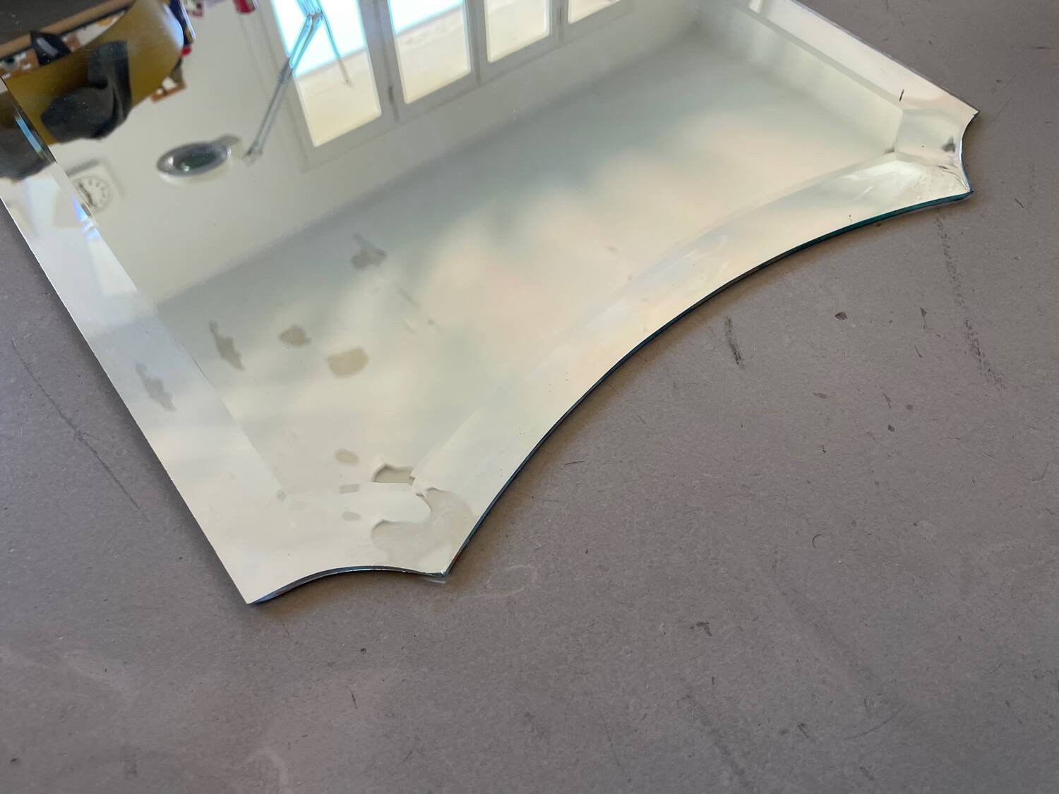 Beveled mirror 40x122cm