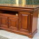 Louis Philippe country wooden sideboard with 2 drawers and 3 doors 126cm