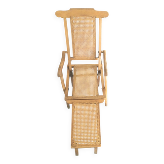 Cruise liner deckchair from the early 1900s.
