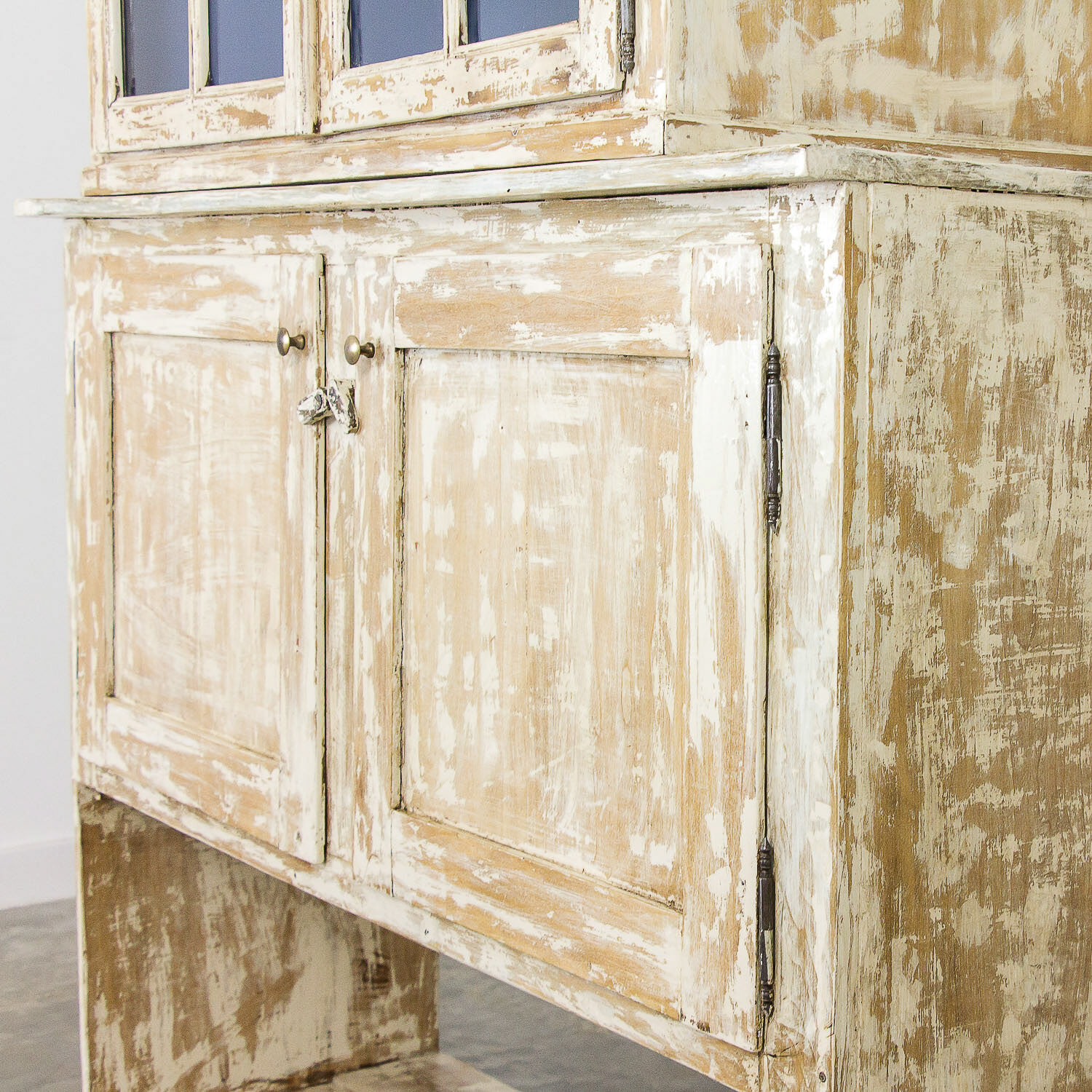 Antique cupboard vitrine