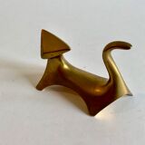 Brass cat, 1960s