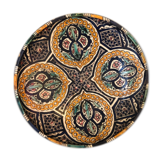 Ethnic wall ceramic plate