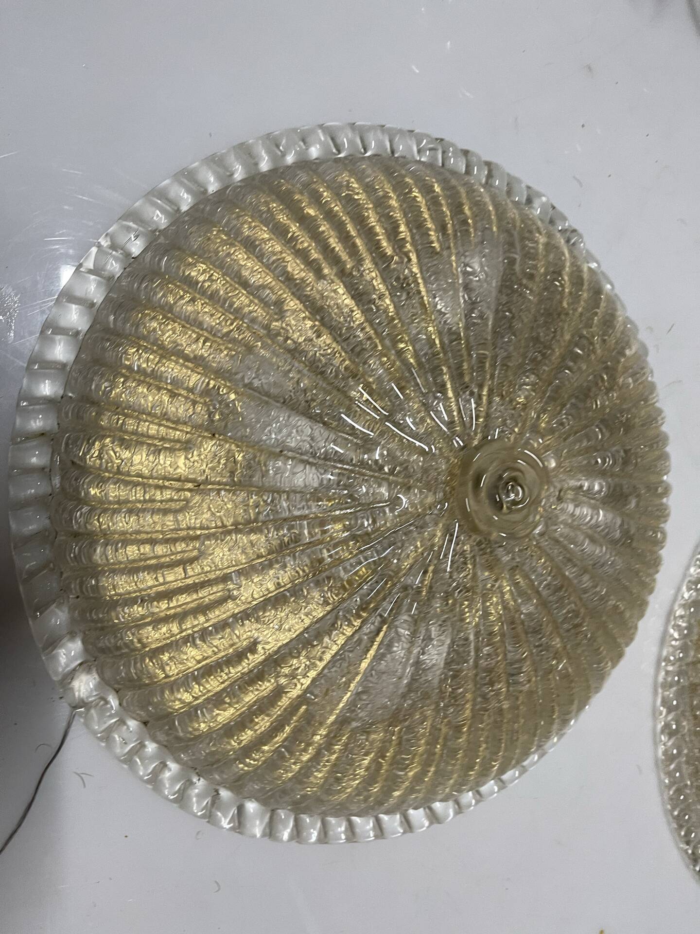 Appliques en verre de Murano, ensemble de 2