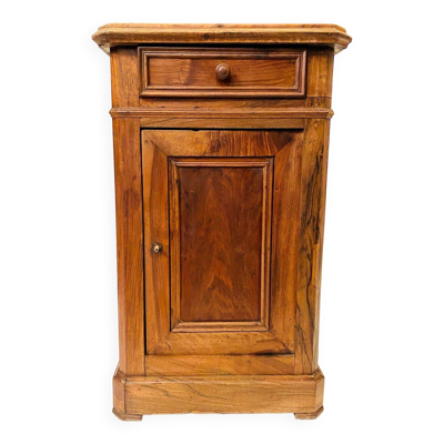 Table de chevet Louis Philippe en noyer XIX siècle