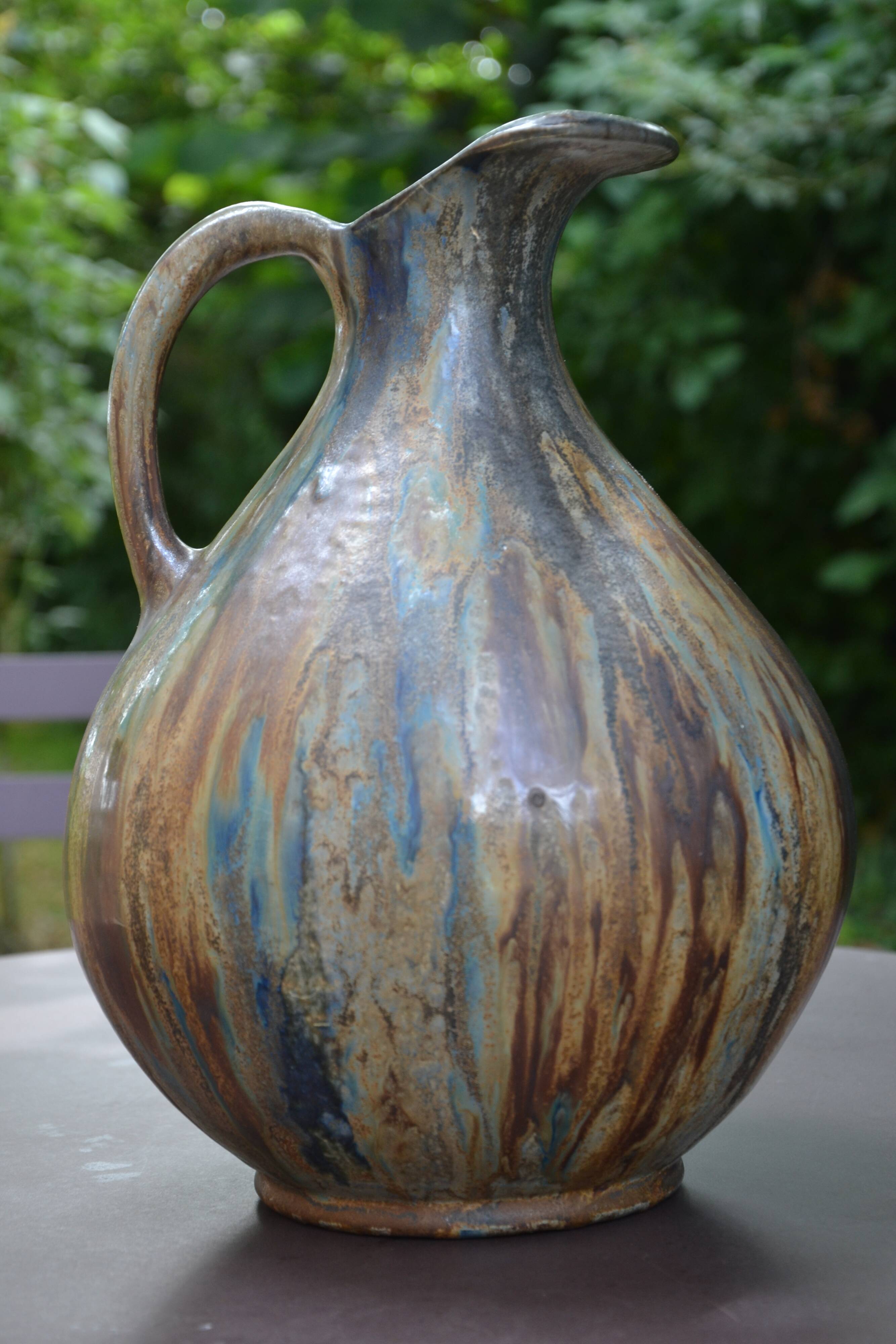 Large vase Roger Guerin Bouffioulx 1930