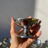 10 stainless steel cups 1970