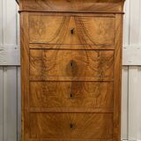 Petite Commode Secrétaire En Noyer de la fin du XIX ème siècle