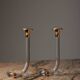 Paire de bougeoirs moderne Dorothy Thorpe