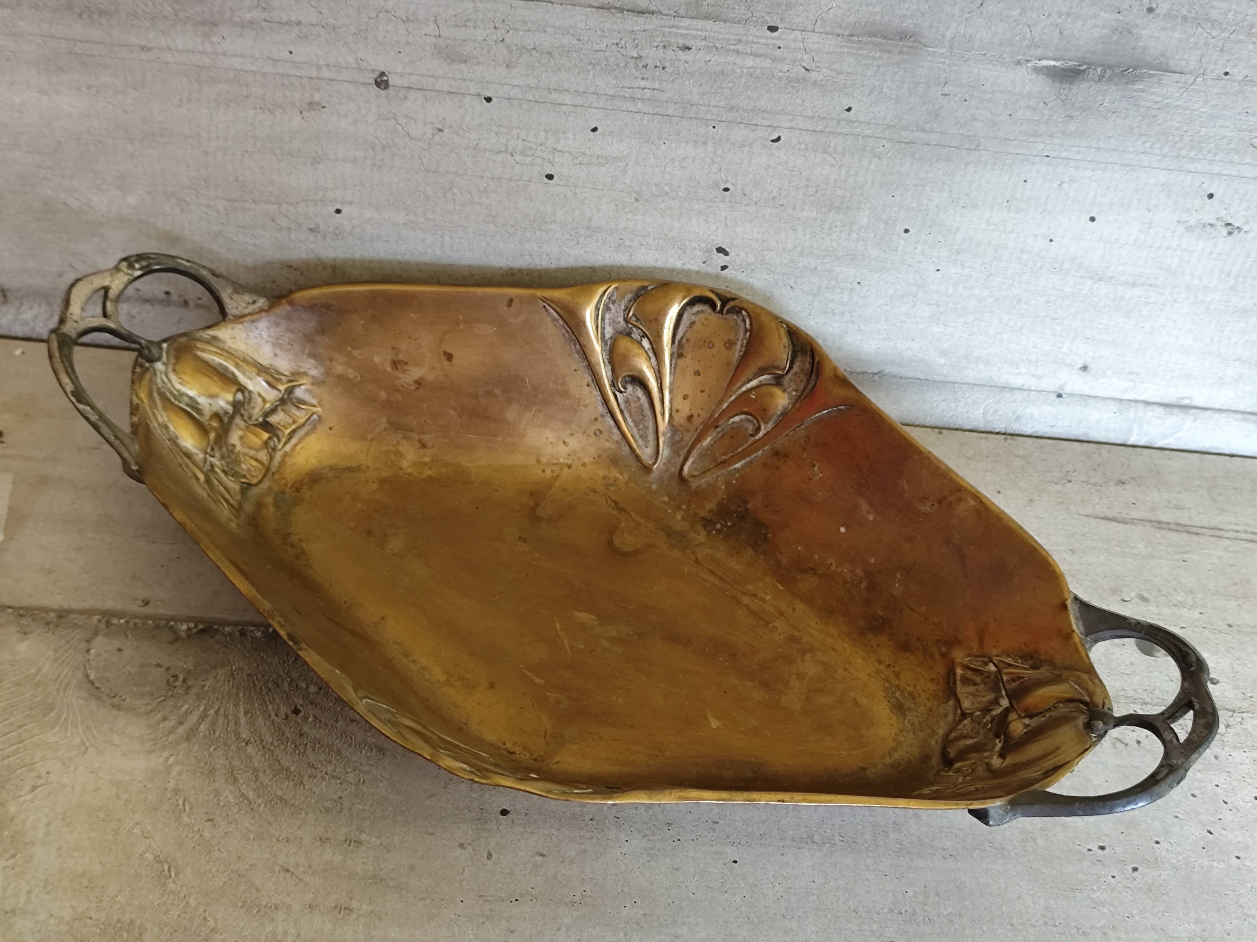 Art Nouveau bread basket