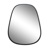 Miroir forme libre noir