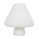 Lampe de table opaline verre champignon 60's