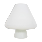 Lampe de table opaline verre champignon 60's