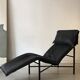 Fauteuil "Skye" en cuir noir, Ikea 1987