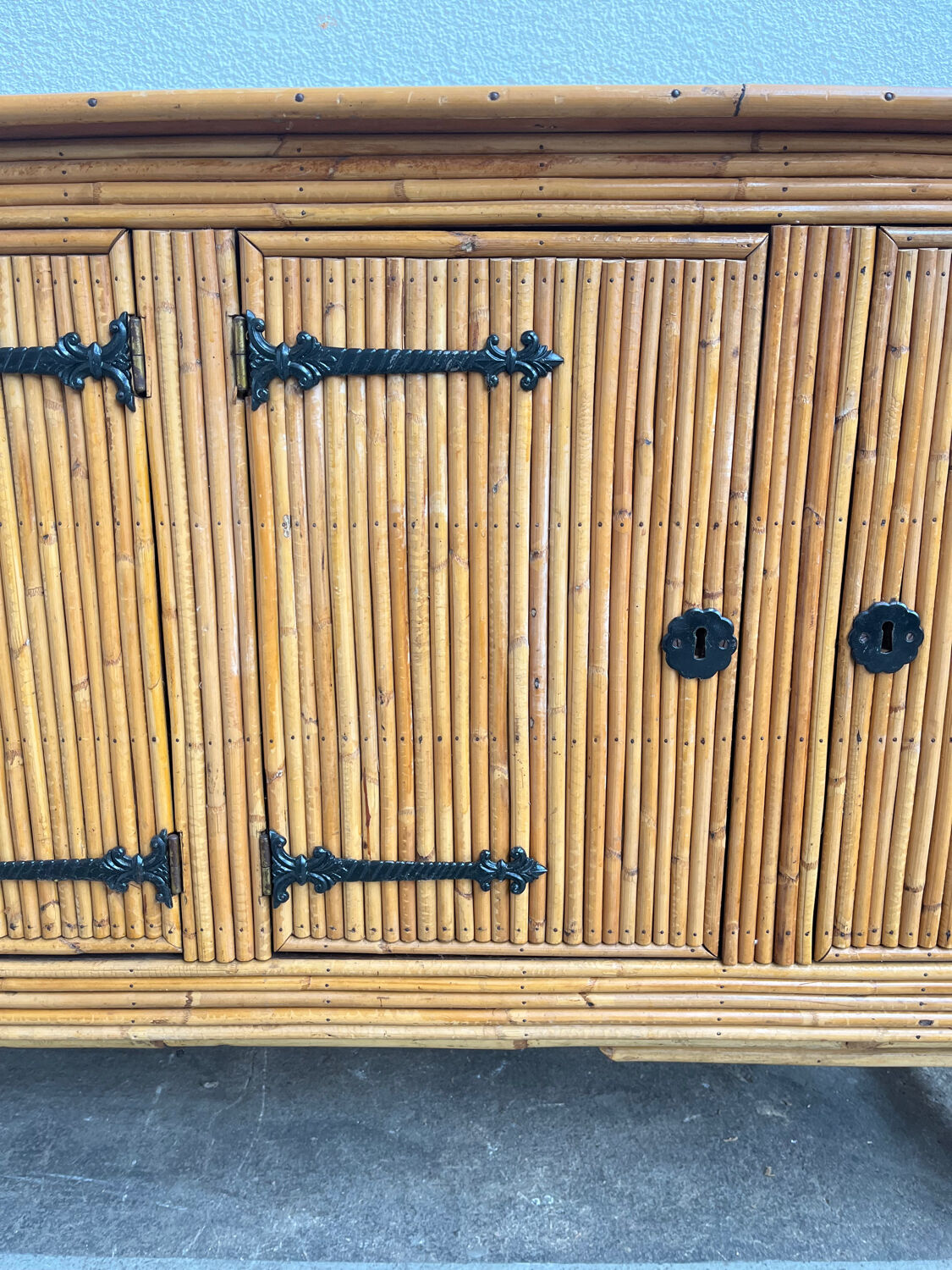 Rattan sideboard