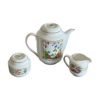 Cafetière, pot à sucre et lait Villeroy et Boch