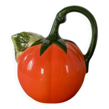 Pichet en barbotine citrouille