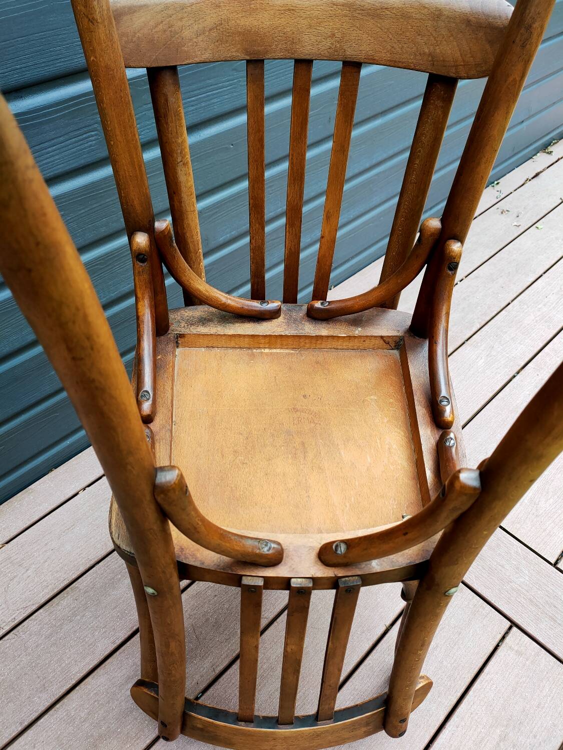 Pair of Luterma bistro chairs